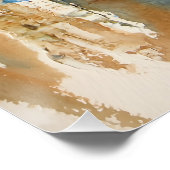 Reflecties in Blauw en Oker ポスター (コーナー)