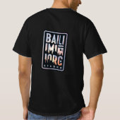 Reflecting Baltimore: United & Strong Tシャツ (裏面)