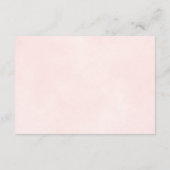 Reflecting Pink Roseの詳細結婚サイト エンクロージャーカード (裏面)