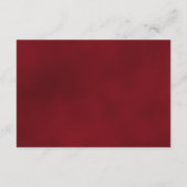 Reflecting Red Roseの詳細結婚サイト エンクロージャーカード (裏面)