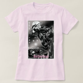 Reflection – 和風モノクロシルクスクリーン tシャツ