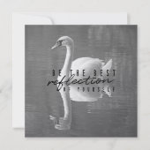 REFLECTION 最高の 5.25 x 5.25カード 招待状 (正面)