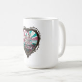 Reflection: Better Alone T-Shirt | Shattered Mirro コーヒーマグカップ (正面右)