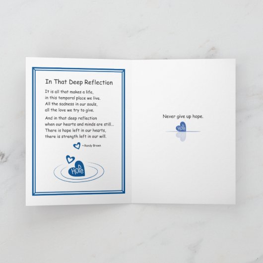 Reflection_Greeting深い カード (内部)