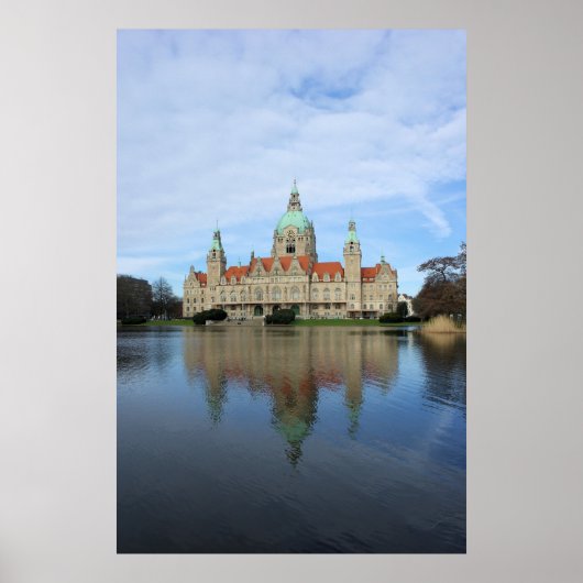 Reflections – ハノーファー，ドイツ市役所ポスター ポスター (正面)