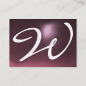 REFLECTIONS 2アメジストモノグラムホワイトブルーパープル 名刺 (裏面)