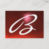 REFLECTIONS 2 RUBYモノグラム白い青の赤 名刺 (裏面)