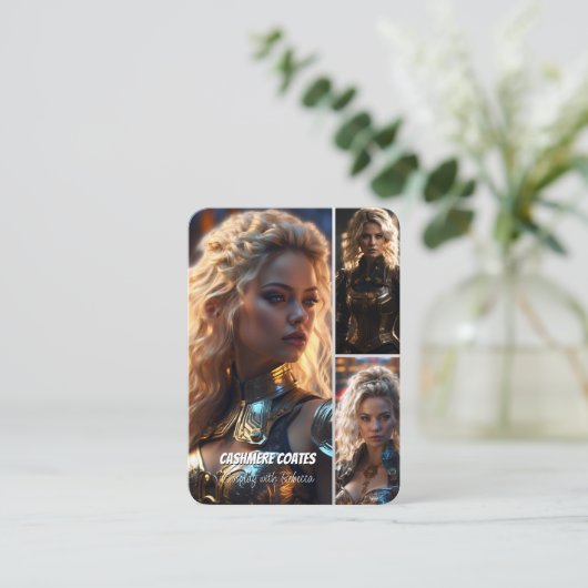 Reflections 4 Cosplay Cards Coscards | QR Code 名刺 (スタンド正面)