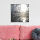 Reflections After The Storm - Seascape抽象芸術 キャンバスプリント (インサイチュ (リビング))