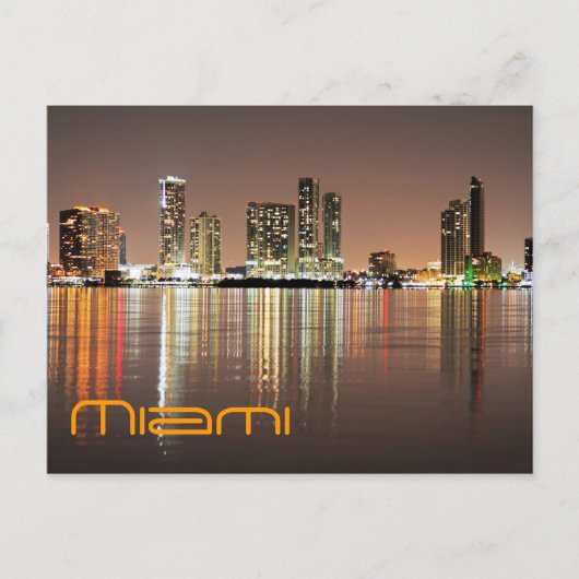 Reflections from Miami Florida, the魔法CIty ポストカード (正面)