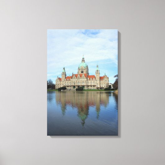 Reflections in Hannover，ドイツキャンバスプリント キャンバスプリント (正面)