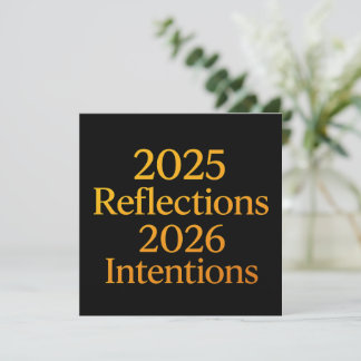 Reflections Intentions 2026 Gold Goal Planner  シーズンカード