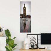 Reflections of Big Ben - London Poster ポスター (ホームオフィス)