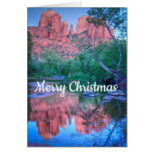 Reflections of Cathedral rock, Merry Christmas (正面)