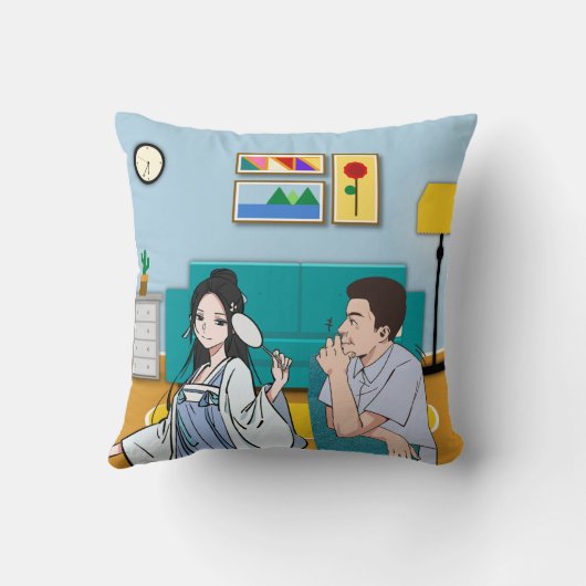 Reflections of Grace – Living Room Harmony クッション (裏面)