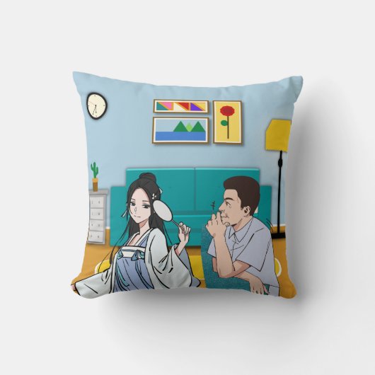 Reflections of Grace – Living Room Harmony クッション (正面)