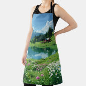 Reflections of Home – 湖とコテージ エプロン (インサイチュ)