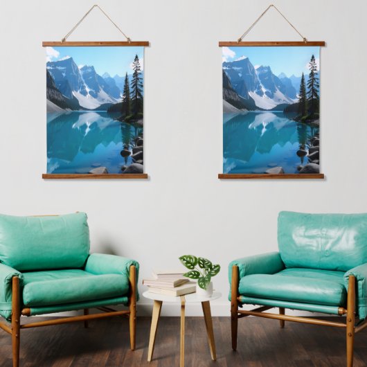 Reflections of Serenity 吊り下げ型タペストリー (リビング)