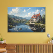 Reflections of Silence キャンバスプリント (インサイチュ (リビング))