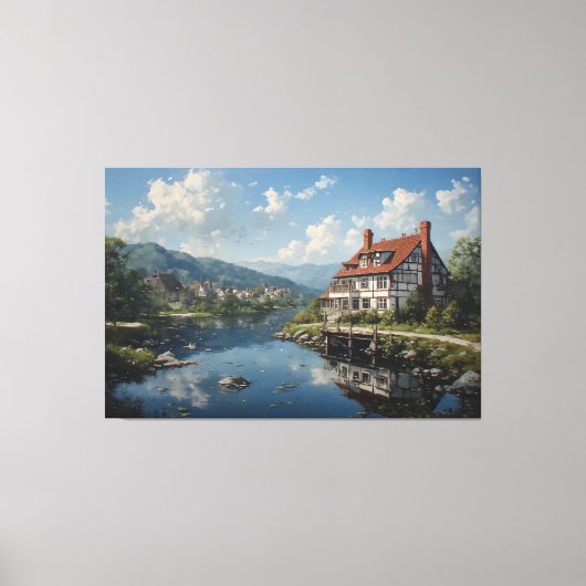 Reflections of Silence キャンバスプリント (正面)