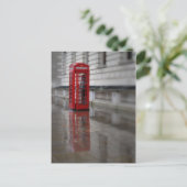 Reflections on a Red Phone Boxはがき ポストカード (スタンド正面)