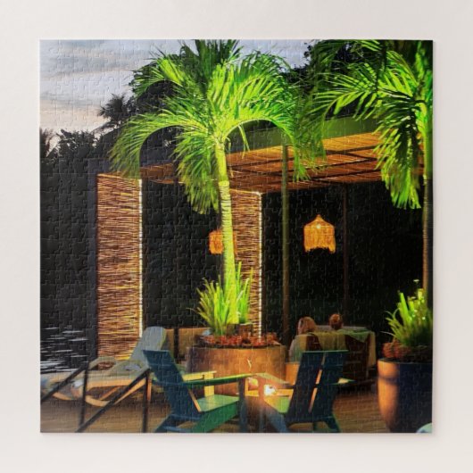 Reflections On The Other Side Lake Petén Itzá ジグソーパズル (縦)