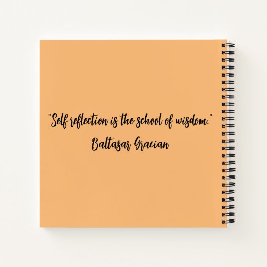 Reflections Spiral Notebook ノートブック (裏面)