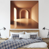 Reflective Arch Space キャンバスプリント (インサイチュ (寝室))