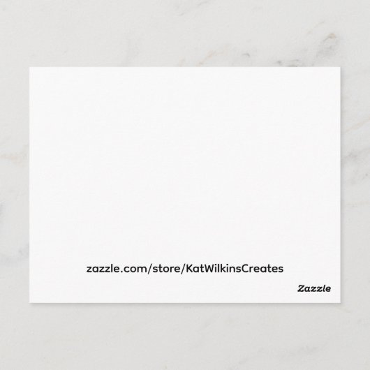 reflective Seagull ポストカード (裏面)