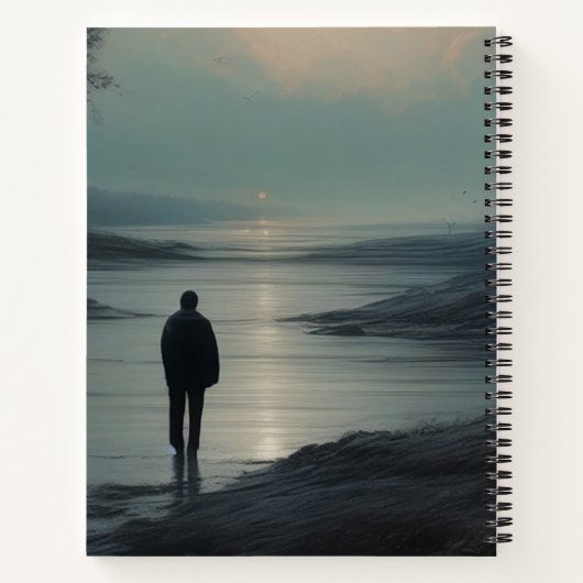 Reflective Solitude - Customizable Notebook ノートブック (裏面)