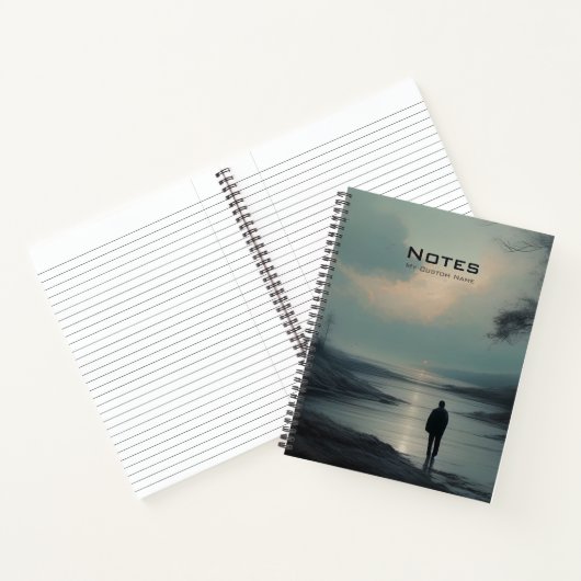 Reflective Solitude - Customizable Notebook ノートブック (内部)