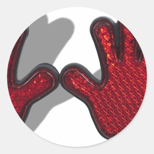 ReflectiveHands062710シャドウ ラウンドシール (正面)