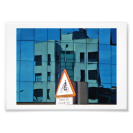 'Reflejo Curvo, León フォトプリント