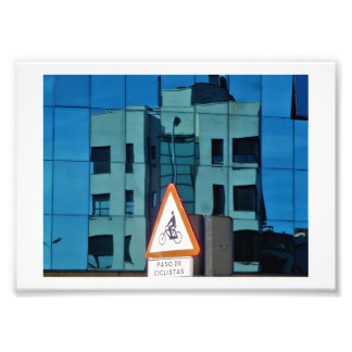 'Reflejo Curvo, León フォトプリント