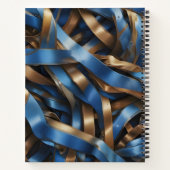 Reflejos Azul y Bronce ノートブック (裏面)