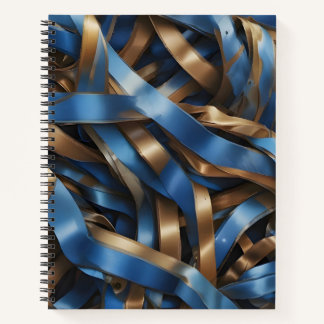 Reflejos Azul y Bronce ノートブック