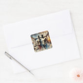 Reflets de Passion - L'Étreinte Moderne スクエアシール (封筒)