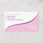 Reflexologistの名刺 名刺 (裏面)