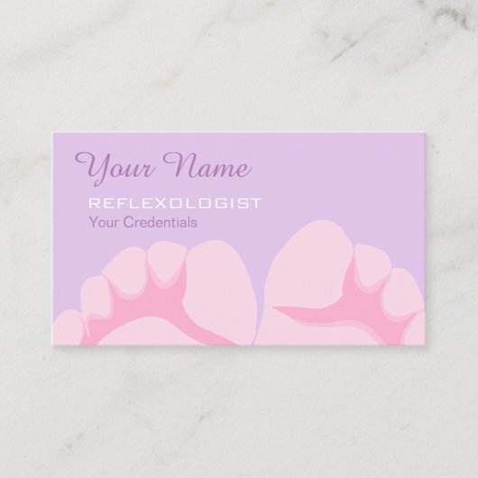 Reflexologistの名刺 名刺 (正面)