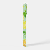 Refreshing Lemon Botanical Phone Case iPhone 15ケース (右側面)