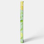 Refreshing Lemon Botanical Phone Case Samsung Galaxyケース (左側面)