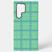 Refreshing Mint Green Geometric Pattern Phone Case Samsung Galaxyケース (裏面)