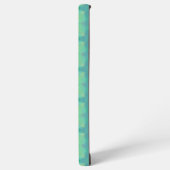 Refreshing Mint Green Geometric Pattern Phone Case Samsung Galaxyケース (左側面)