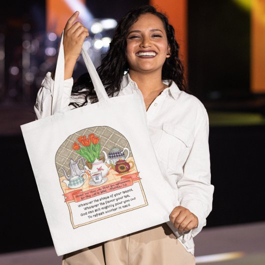 Refreshing Teapotトート トートバッグ