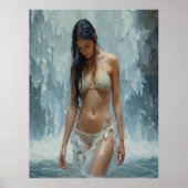 Refreshing Under a Waterfall ポスター (正面)