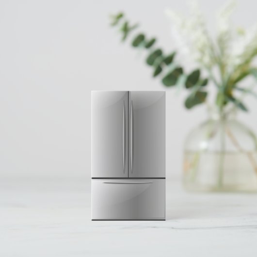 Refrigerator | Appliance Repair Services Logo  名刺 (スタンド正面)