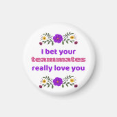 Refrigerator Magnet Hockey Gift Teammates  マグネット (正面)