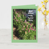 Refuah Sheleimah、Send Healing カード (黄色い花)