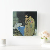 Refugee Thanksgiving スクエア壁時計 (ホーム)