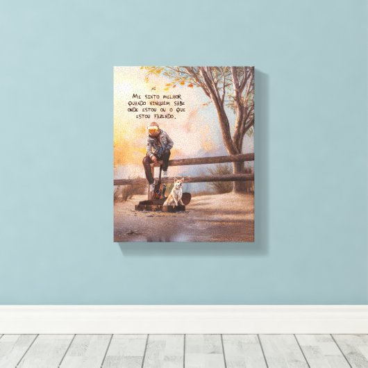 Refúgio キャンバスプリント (インサイチュ (ウッドフロア))